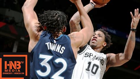 The San Antonio Spurs (3-16) visit the Minnesota Timberwolves (15-4) after losing six road games in a row. . Timberwolves vs san antonio spurs match player stats